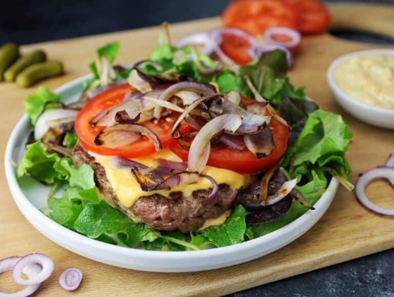 Salade façon burger ig bas santé